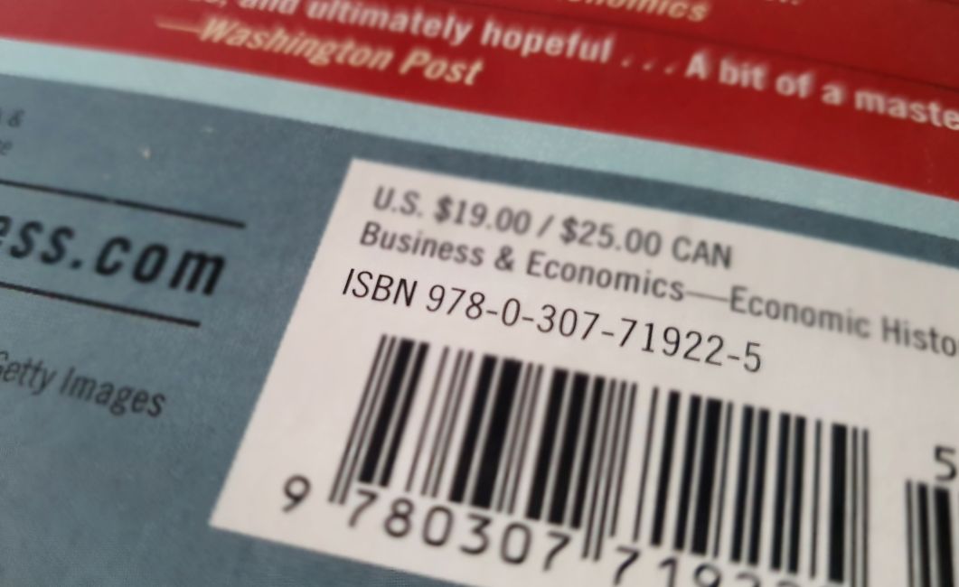 ISBN LOOKUP - isbn on a book